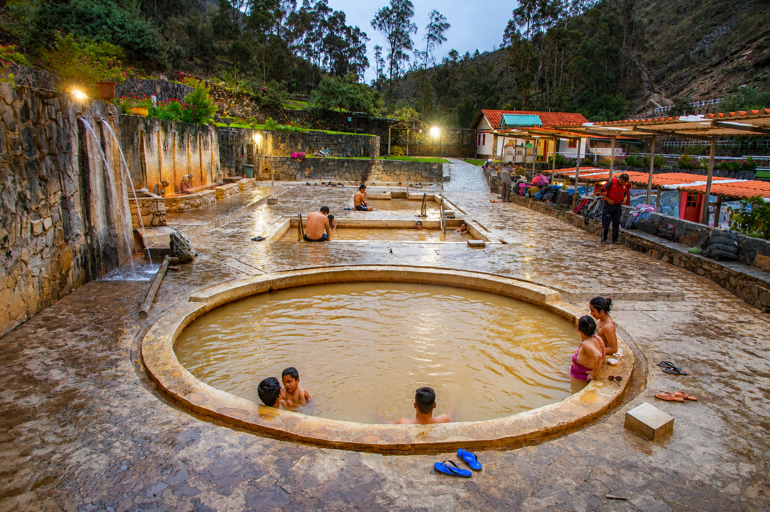 Lares Hot Springs – Trailhead – Kiswarani – Azulcocha (Laguna Azul)